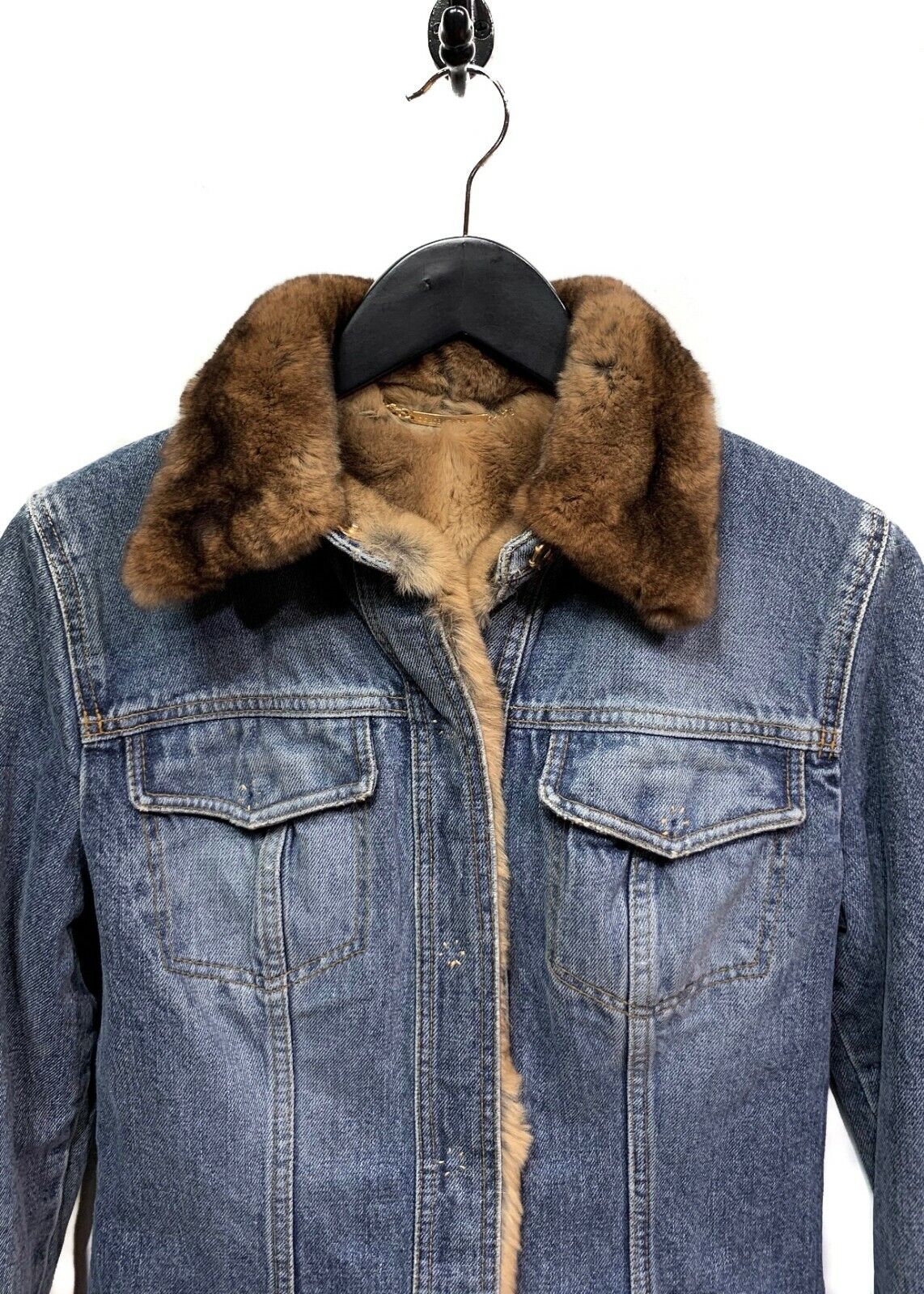 Denim Pile Jacket